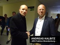 Andreas Kalbitz (Afd) und Billy Six